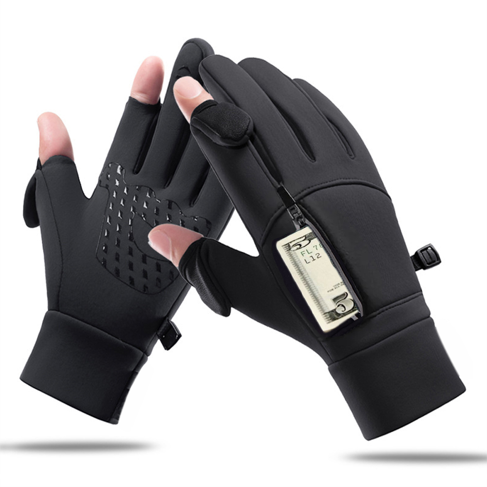 Spearfishing Glove - Зимние теплые перчатки-трансформеры с открытыми двумя