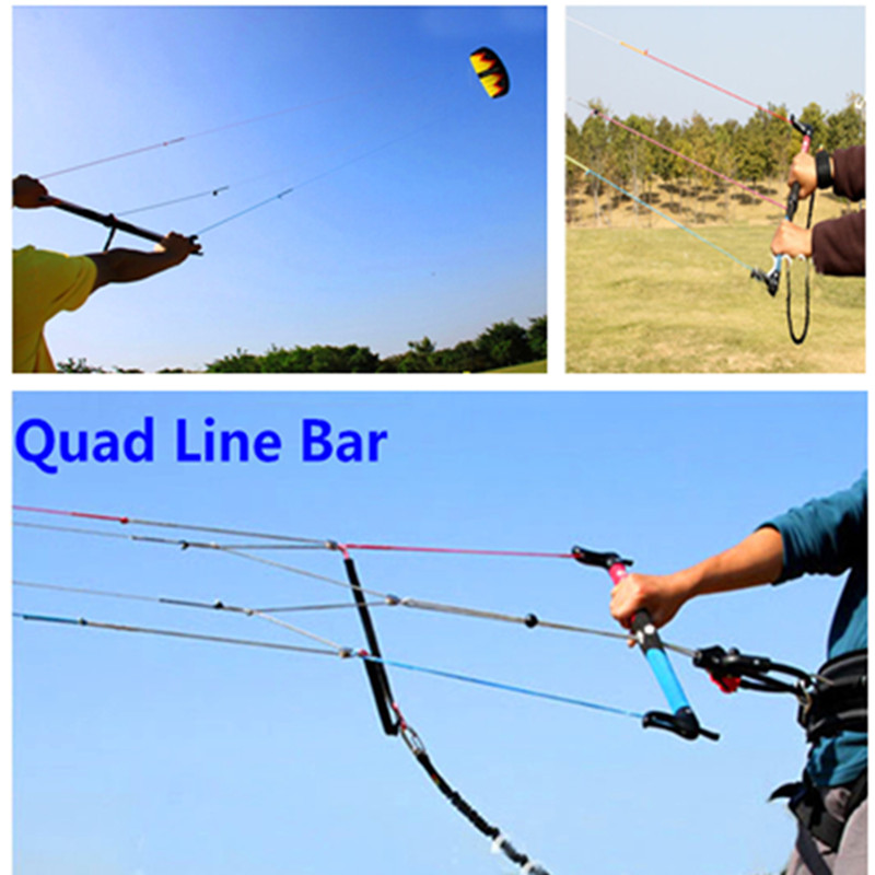 Kite Surf Bar Control - Мощный змей, панель управления, четырехлинейный трюковый