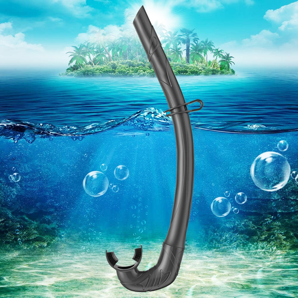 Snorkel Dry Top - Мягкая силиконовая трубка для дайвинга, портативная