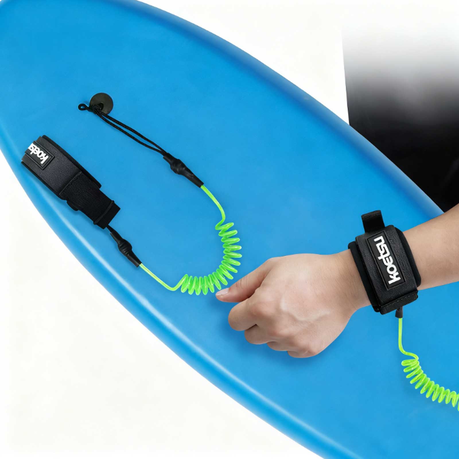 Stand Up Paddle Leash - Спиральный страховочный шнур для бодибординга из