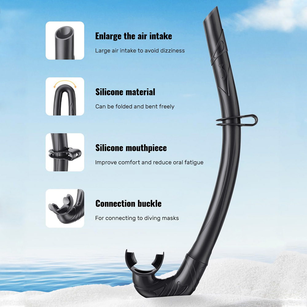 Мягкая силиконовая трубка для  – обзор и цена Snorkel Dry Top