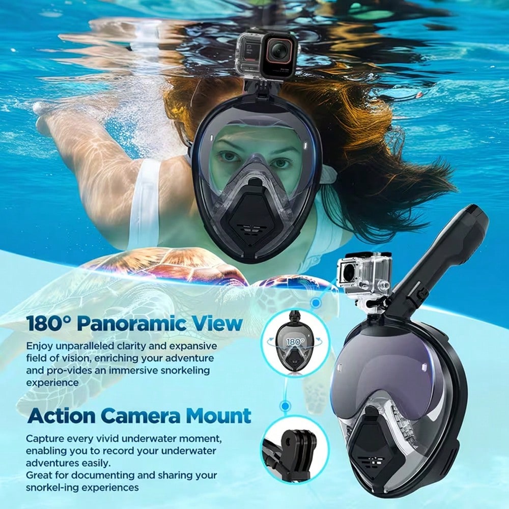Маска для снорклинга Devilfish – обзор и цена Snorkel Dry Top
