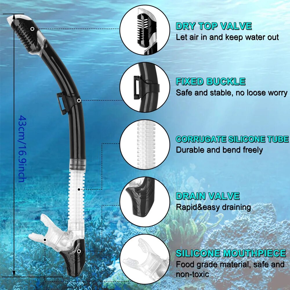 Сухая трубка для трубки, легко – обзор и цена Snorkel Dry Top